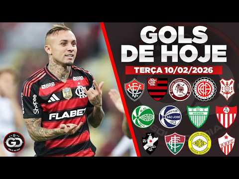 🥅 TODOS OS GOLS DESTA TERÇA 10/02/2026, GOLS DO BRASILEIRÃO, GOLS DE HOJE, GOLS DA RODADA (COMPLETO)