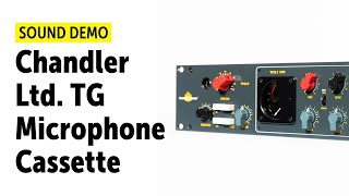 Video thumbnail for Chandler Ltd. TG Microphone Cassette Sound Demo by Producing Bonedo