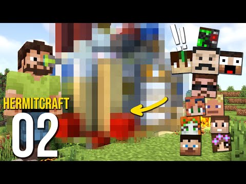 Hermitcraft 10  - Episode 2: Eleven hermits builds one base...