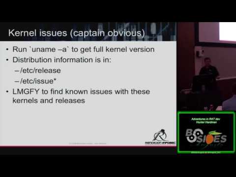 Jake Williams - Linux privilege escalation for fun profit and all around mischief