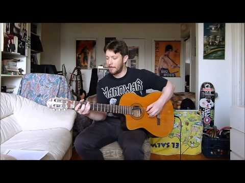Mountains, Manowar Cover by Fred on Classical guitar