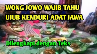 Download lagu ORANG JAWA WAJIB TAHU Ujub Kenduri Adat Jawa Lengkap dengan Teks mp3 Download lagu ORANG JAWA WAJIB TAHU Ujub Kenduri Adat Jawa Lengkap dengan Teks mp3