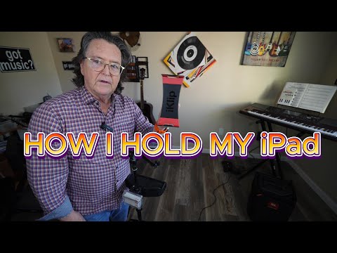 How I Hold My iPad on Gigs | Walt Pitts Gear Tip with iKlip 3 Tablet Mount