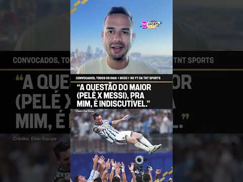 SE MESSI VENCER A COPA, PODE SER COMPARADO AO PELÉ? 🤔 #shorts