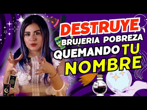 Destruye POBREZA y BRUJERIA quemando tu NOMBRE