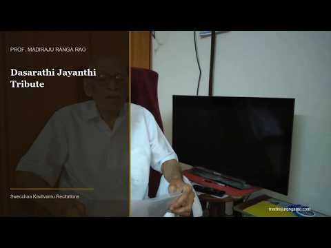 Dasarathi Jayanthi Sandarbhangaa — Swecchaa Kavitvamu