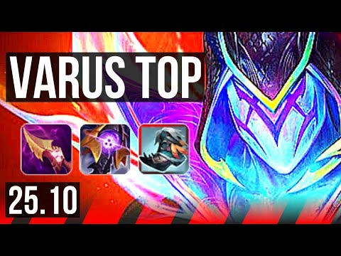 VARUS vs WARWICK (TOP) | Dominating | KR Diamond | 25.10