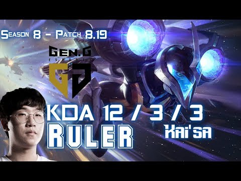 GEN Ruler KAI'SA vs LUCIAN ADC - Patch 8.19 KR Ranked