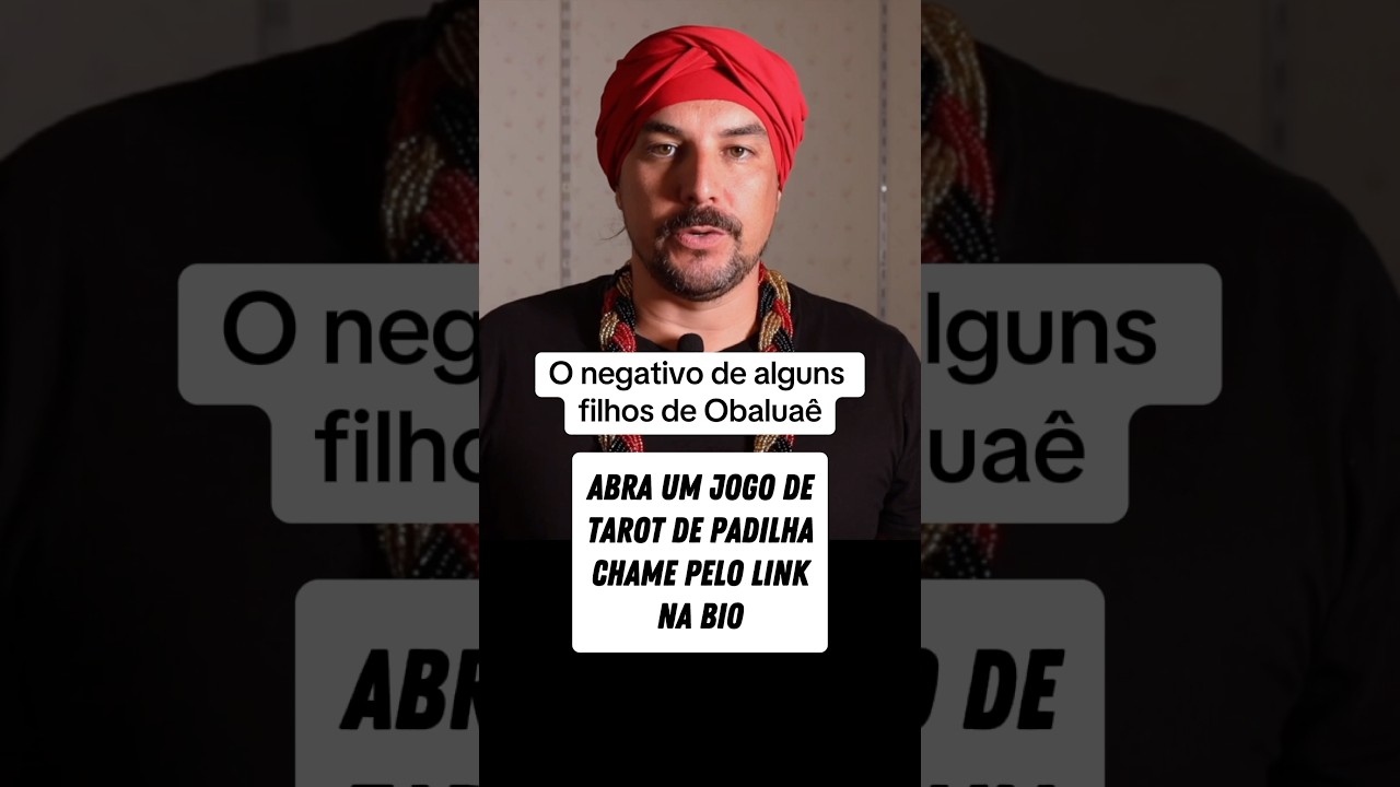 Um dos negativos dos filhos de Obaluaê que muitos não falam #orixas #omolu #obaluae #caracteristicas
