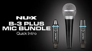 Video thumbnail for B-3 PLUS | NUX Wireless Microphone System by NUX