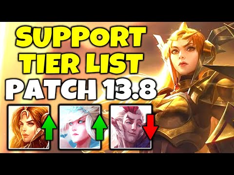 New Support Tier List Patch 13.8 + #LeaguePartner Giveaway - League of Legends