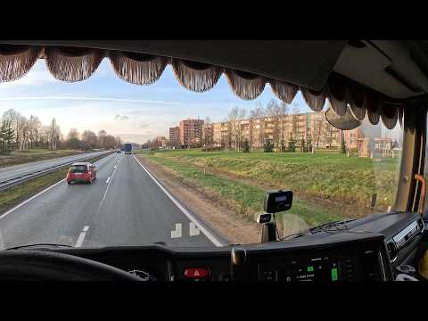 Truck Vlog - Estonia. Tallinn City, and Country Roads to Latvia.