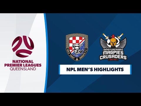 NPL Men's R3 - Gold Coast Knights vs. Magpies Crusaders United Highlights