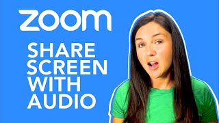 Zoom: How to Share Screen or Share Video with Audio in Zoom - Quick Tutorial