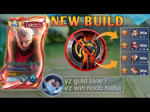 GOODBYE WAR AXE! YU ZHONG CAN SUSTAIN BETTER USING THIS NEW ITEM BUILD!! (100% working)