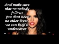 Selena Gomez - Undercover (Lyrics) 