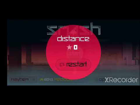 Smash hit : Speedrun Category "Fastest death" 0 point (Android)