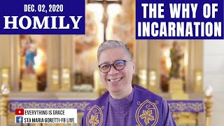 Download Lagu Dec. 2, 2020 | HOMILY | THE WHY OF INCARNATION - Fr. Dave Concepcion Thumbnail
