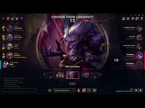 Shaco OTP climbing to Rank 1 (09.02.2018)