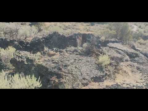 The lava rock formations at Hell's Half Acre Lava Field in Idaho