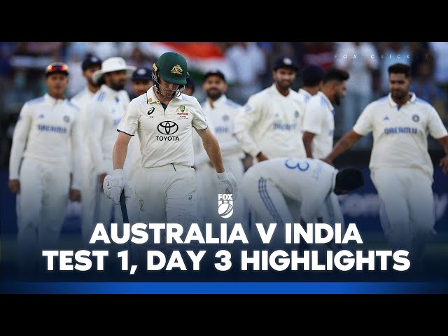 Australia v India – First Test, Day 3 Highlights I 24/11/24 I Fox Cricket