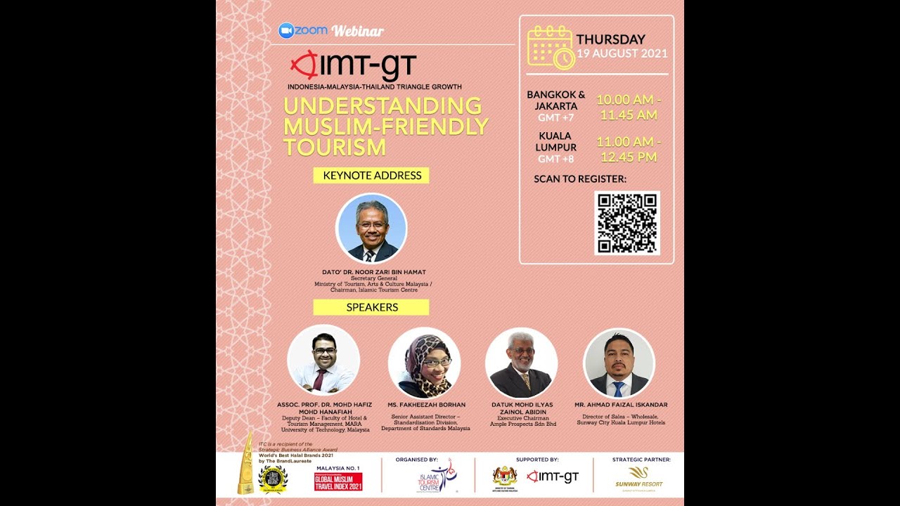 IMT-GT Webinar: Understanding Muslim-friendly Tourism & Hospitality