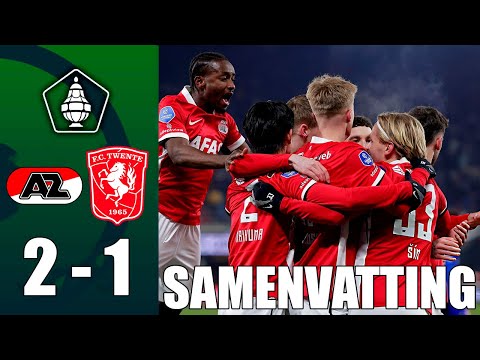 AZ Alkmaar vs Twente 2-1 Samenvatting | KNVB Beker 2025-26