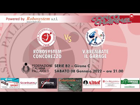 ROBOSYSTEM CONCOREZZO 🆚 Volley Brembate Il Garage