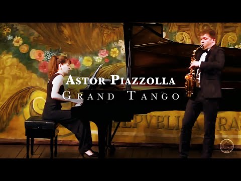 Astor Piazzolla Grand Tango Sergey Kolesov saxophone, Elena Grinevich piano (start 0.36')