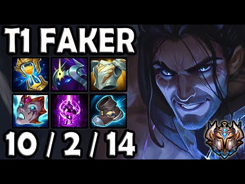 T1 Faker SYLAS MID vs ZOE - Ranked Korea ✅