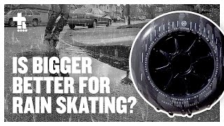 Powerslide Torrent 110mm Rain Wheels Review | Big Wheel Inline Skating