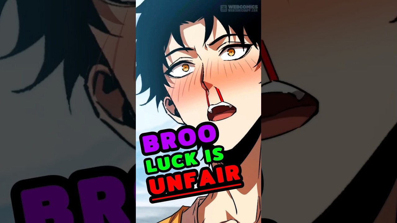 This Manwha Give The MC unbeatable Luck #webcomicsapp