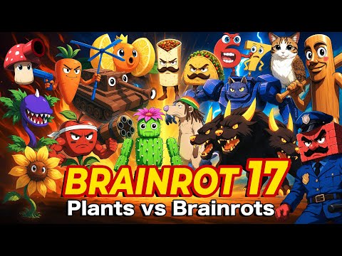 Smirkzy - Brainrot Anime Opening Song Pt. 17 (Official MV) feat. PLANTS VS BRAINROTS Characters