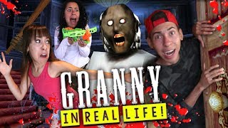 Granny Horror Game in Real Life! *IN A MANSION!*