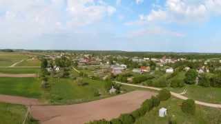 preview picture of video 'Karvys nuo vandens bokšto / Panorama of Karvys'