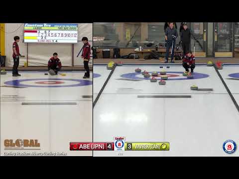 Shinya Abe vs. Daylan Vavrek - FINAL - Curling Stadium Alberta Curling Series #3