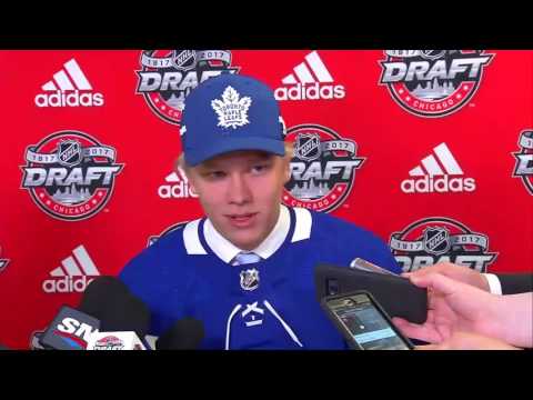 2017 NHL Draft: Eemeli Rasanen Scrum  - June 24, 2017