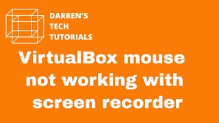 YouTube Thumbnail for VirtualBox mouse not working with screen recorder