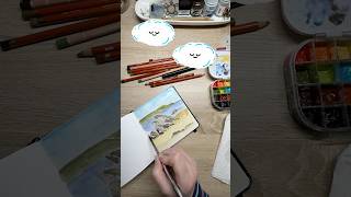 Gouache ‘stay wet’ Palette opened after 8 months! #artsupplies #shorts #gouache