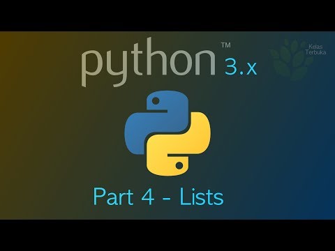 Belajar Python 4 Lists