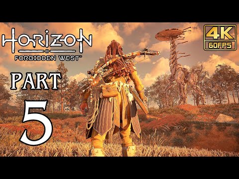 HORIZON II Forbidden West Walkthrough PART 5 (PS5) Gameplay No Commentary @ 4K 60ᶠᵖˢ ✔