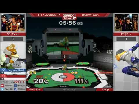 CFL Smackdown 97 Melee - SS Colbol (Fox) vs PG Plup (Sheik) - Winners Finals