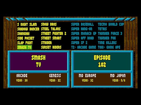 Arcade Games Vs Sega Genesis - Smash TV