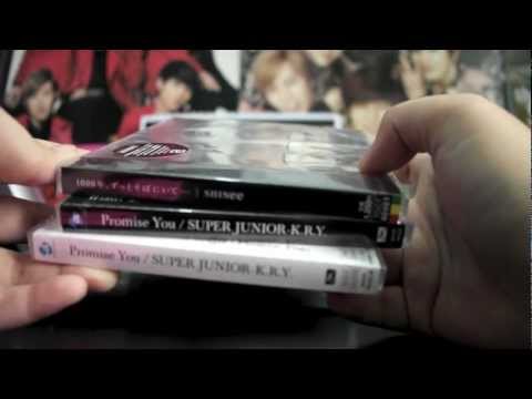 130222 5 Japanese Albums (Infinite, Super Junior, and Shinee) [UNBOXING/REVIEW]