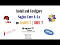 Install And Configure Nagios Core On CentOS 7 Nagios Core 4 4 MariaDB 10 PHP 7