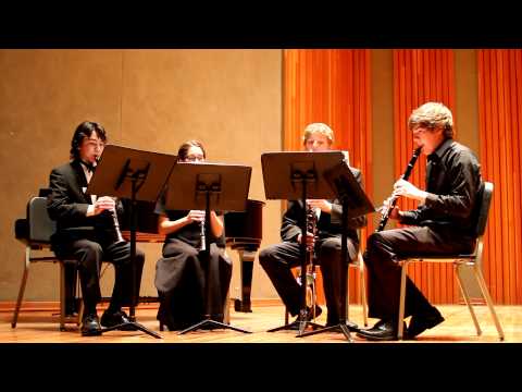 CFHS Clarinet Quartet - Allegro - Mozart