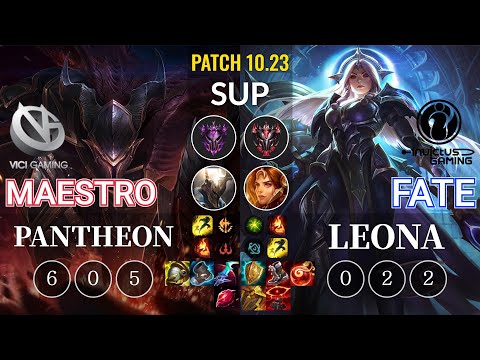 VG Maestro Pantheon vs IG Fate Leona Sup - KR Patch 10.23