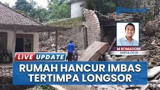 TPT Jalan Desa Ambrol, Rumah Warga di Trawas Rata dengan Tanah seusai Disapu Material Longsor