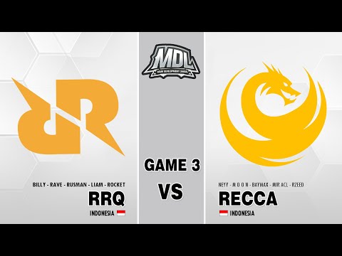 RRQ vs RECCA Game 3 MDL Mobile Legends