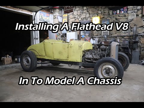 How To Install A Ford Flathead V8 Into A Ford Model A Chassis